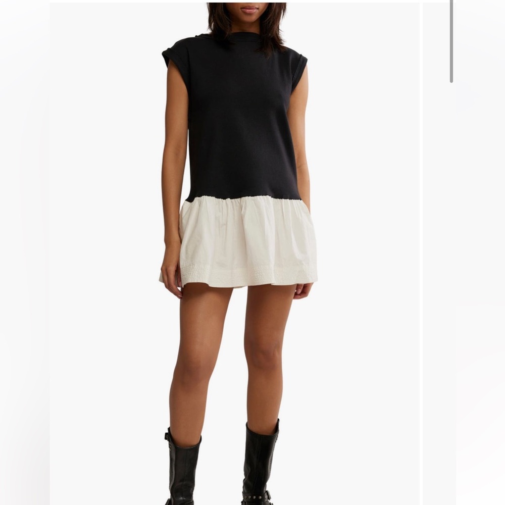NWT Free People Enya Mixed Media Dress